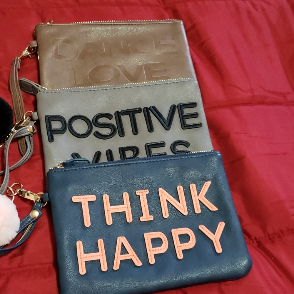 Three clutches ,new without tag